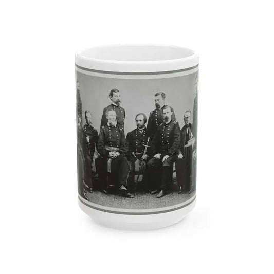 Board Which Tried Lincoln Conspirators (U.S. Civil War) White Coffee Mug 15oz - Go Mug Yourself