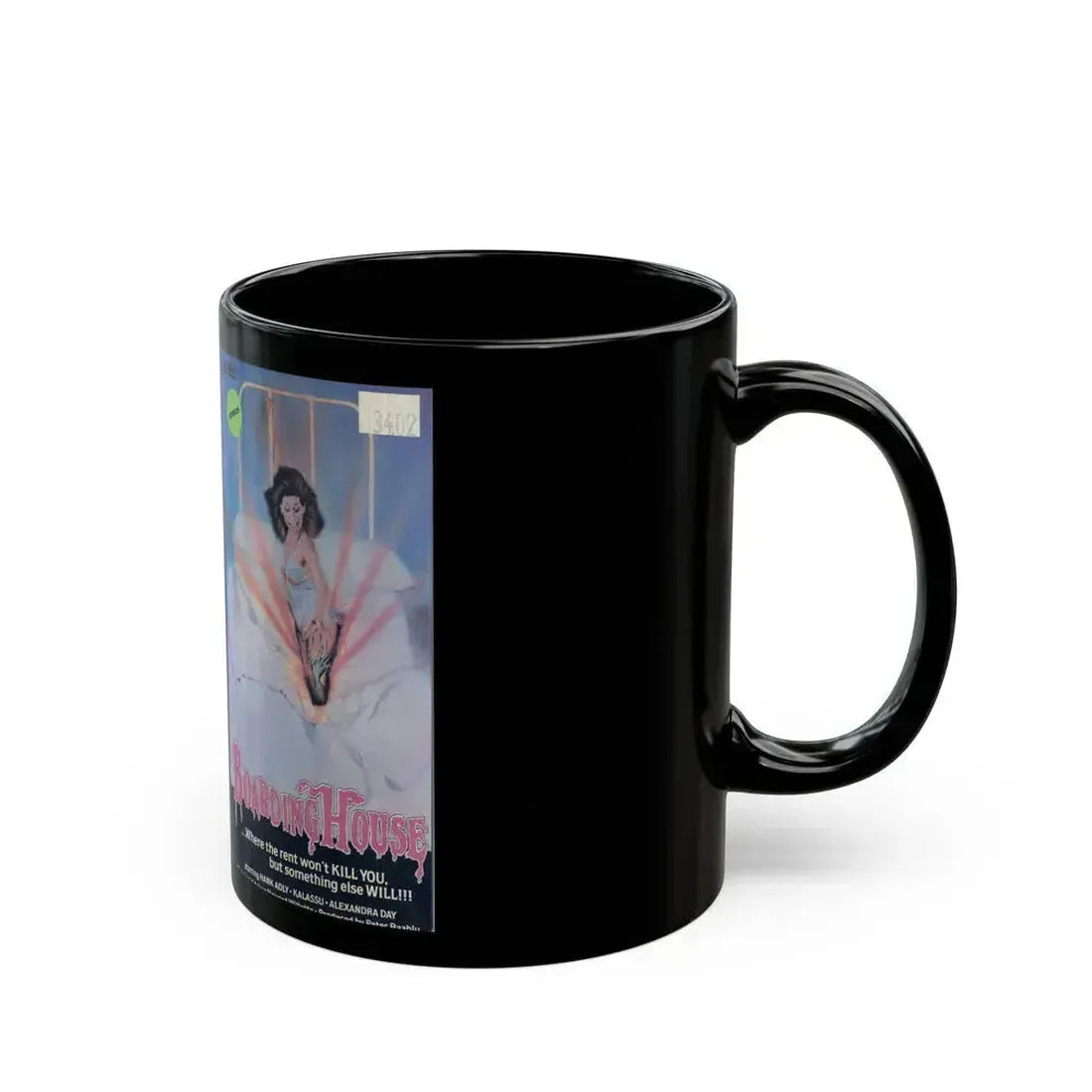 BOARDING HOUSE PARAGON (VHS COVER) - Black Coffee Mug - Go Mug Yourself