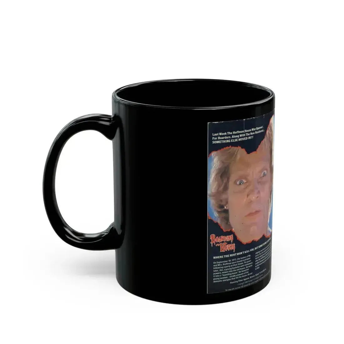 BOARDING HOUSE PARAGON (VHS COVER) - Black Coffee Mug - Go Mug Yourself