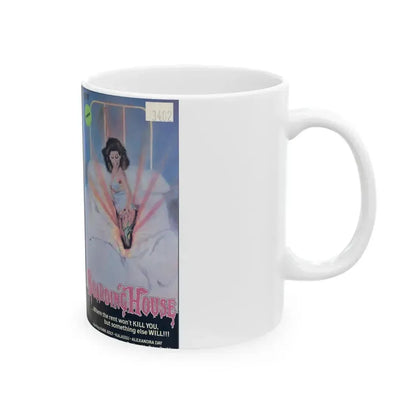 BOARDING HOUSE PARAGON (VHS COVER) - White Coffee Mug - Go Mug Yourself