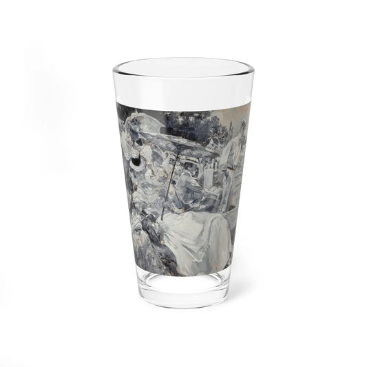 Boating Party, 1899 (Magazine Illustration) Pint Glass 16oz-16oz-Go Mug Yourself