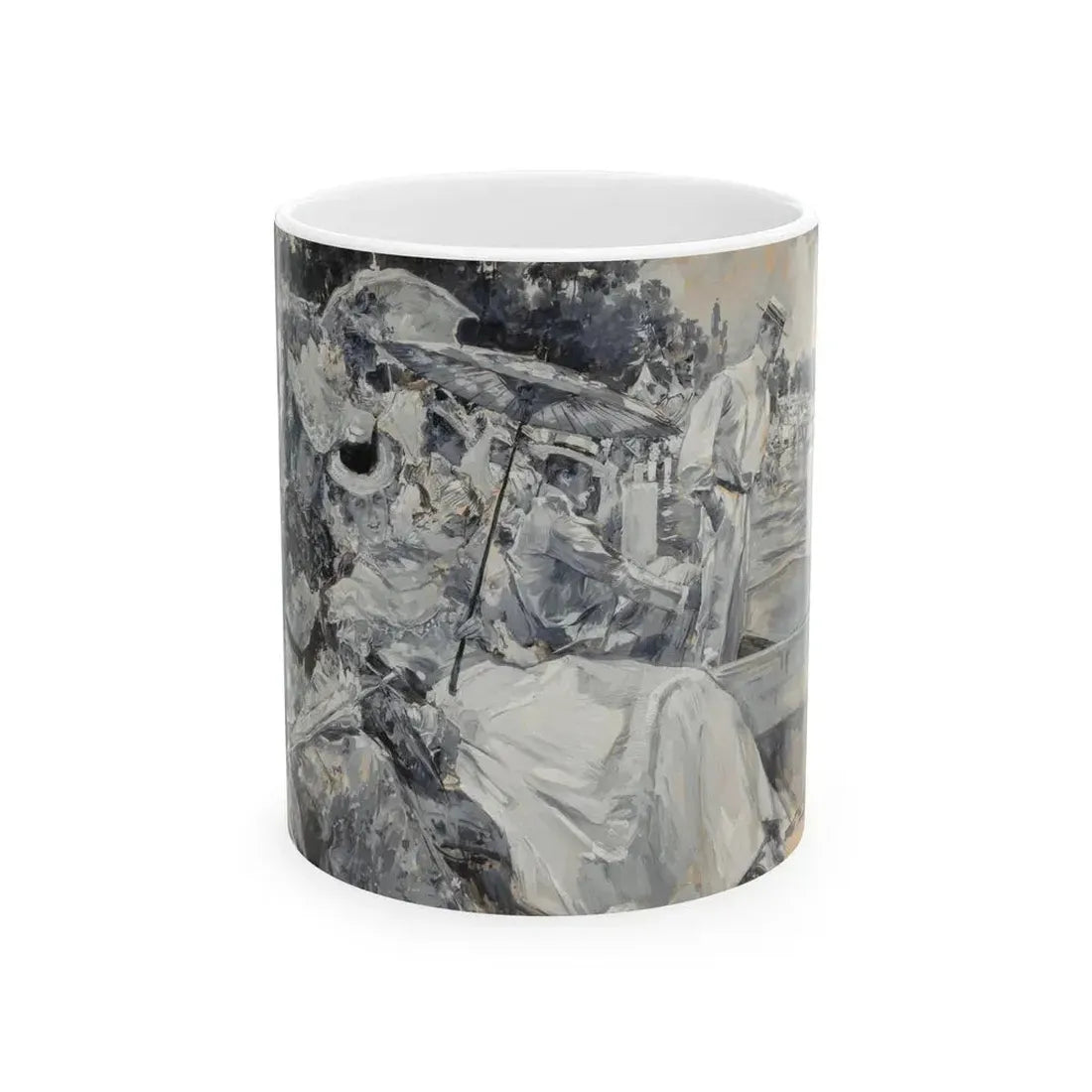 Boating Party, 1899 - White Coffee Mug 11oz - Go Mug Yourself
