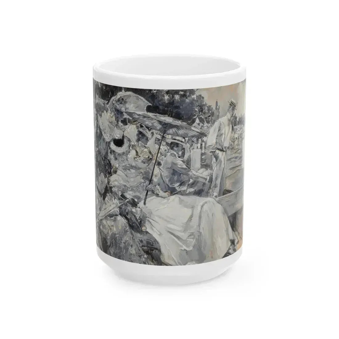 Boating Party, 1899 - White Coffee Mug 15oz - Go Mug Yourself