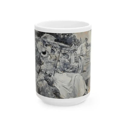 Boating Party, 1899 - White Coffee Mug 15oz - Go Mug Yourself