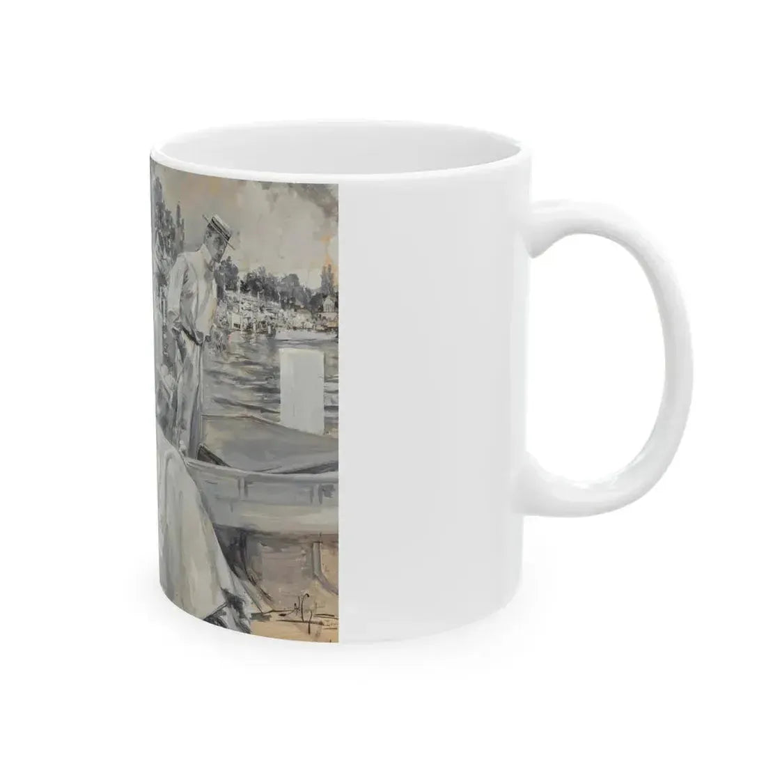 Boating Party, 1899 - White Coffee Mug - Go Mug Yourself