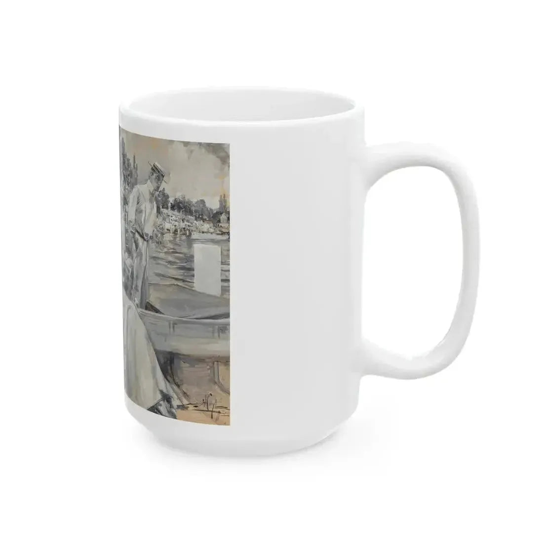 Boating Party, 1899 - White Coffee Mug - Go Mug Yourself