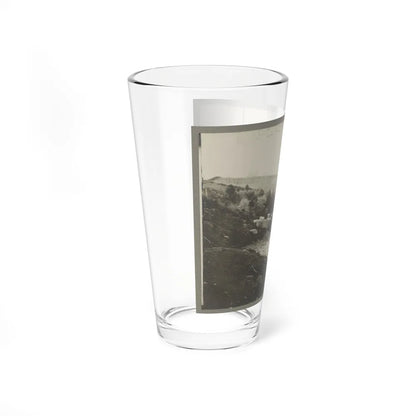 Boats Docked At The Shore Of A River In A Wooded Area (U.S. Civil War) Pint Glass 16oz-Go Mug Yourself