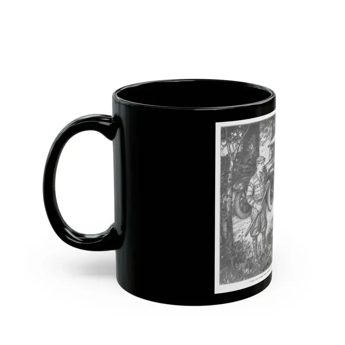 Bob Whittaker Bird Warden (2), St. Nicholas magazine, January 1927 - Black Coffee Mug - Go Mug Yourself