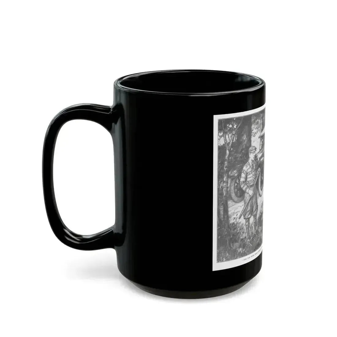 Bob Whittaker Bird Warden (2), St. Nicholas magazine, January 1927 - Black Coffee Mug - Go Mug Yourself