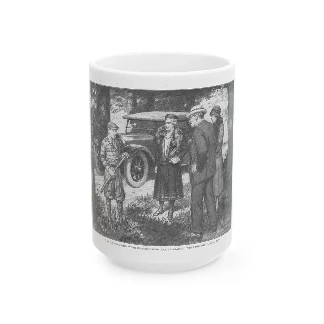 Bob Whittaker Bird Warden (2), St. Nicholas magazine, January 1927 - White Coffee Mug 15oz - Go Mug Yourself