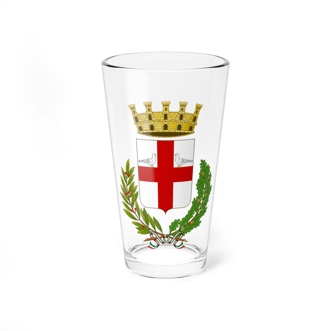 Bobbio-Stemma (Italy) (Coat of Arms) Pint Glass 16oz 16oz - Go Mug Yourself