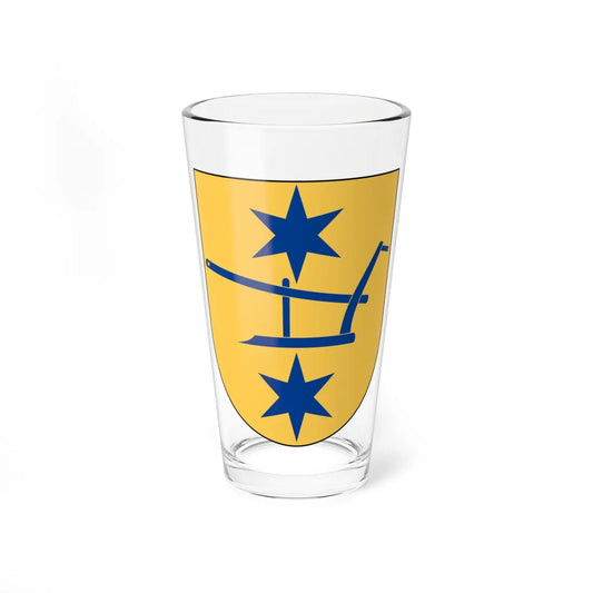 Boberg vapen (Sweden) (Coat of Arms) Pint Glass 16oz 16oz - Go Mug Yourself