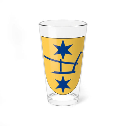 Boberg vapen (Sweden) (Coat of Arms) Pint Glass 16oz - Go Mug Yourself