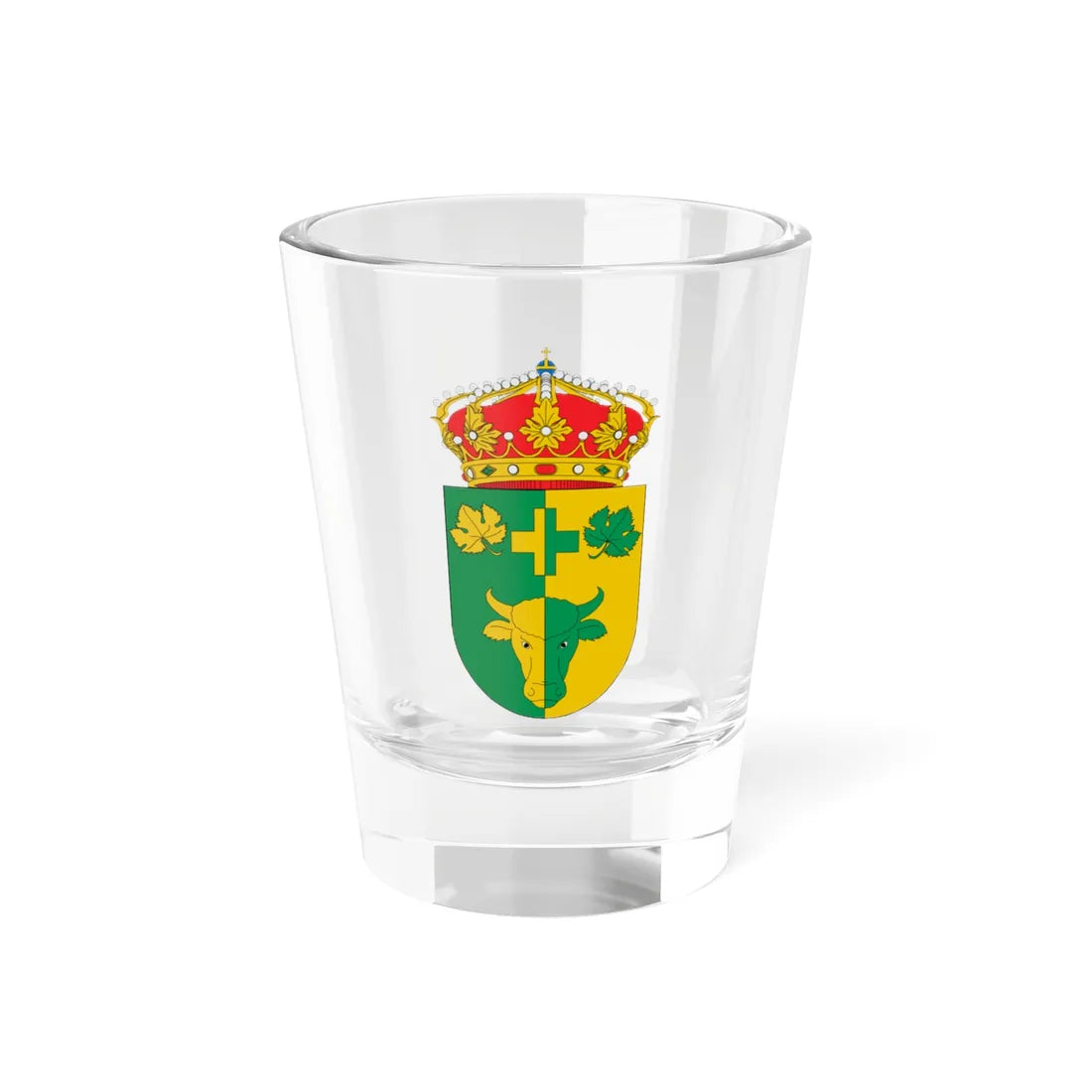 Boborás (Spain) (Coat of Arms) Shot Glass 1.5oz 1.5oz - Go Mug Yourself