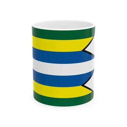 Bobot Trencin Flag (Slovakia) White Coffee Mug 11oz - Go Mug Yourself