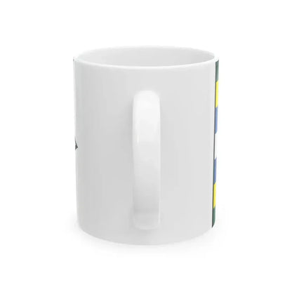 Bobot Trencin Flag (Slovakia) White Coffee Mug - Go Mug Yourself