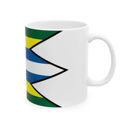 Bobot Trencin Flag (Slovakia) White Coffee Mug - Go Mug Yourself