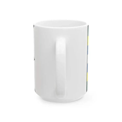 Bobot Trencin Flag (Slovakia) White Coffee Mug - Go Mug Yourself