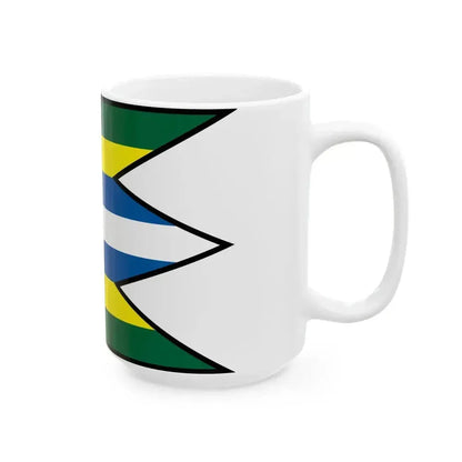 Bobot Trencin Flag (Slovakia) White Coffee Mug - Go Mug Yourself