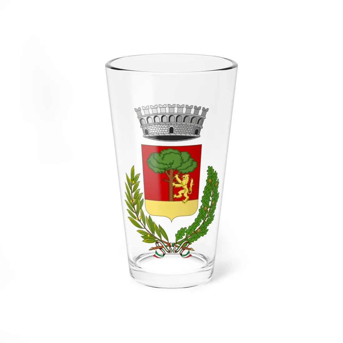 Bocchigliero-Stemma (Italy) (Coat of Arms) Pint Glass 16oz 16oz - Go Mug Yourself