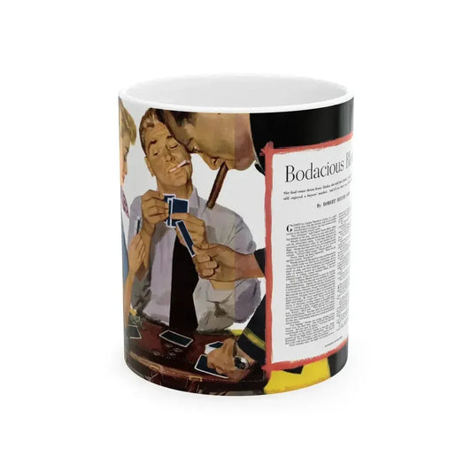 Bodacious Blonde, Collier's, September 13, 1952 - White Coffee Mug 11oz - Go Mug Yourself