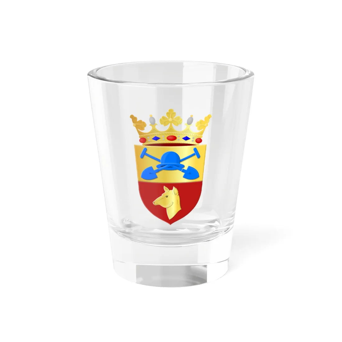 Bodegraven-Reeuwijk wapen (Netherlands) (Coat of Arms) Shot Glass 1.5oz 1.5oz - Go Mug Yourself