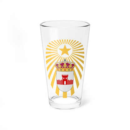 Bodens ingenjörregemente vapen (Sweden) (Coat of Arms) Pint Glass 16oz 16oz - Go Mug Yourself
