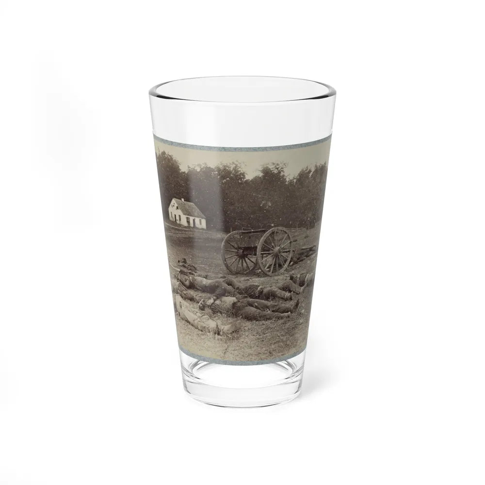 Bodies Of Confederate Artillerymen Near Dunker Church (U.S. Civil War) Pint Glass 16oz-16oz-Go Mug Yourself