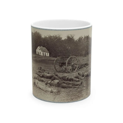 Bodies Of Confederate Artillerymen Near Dunker Church (U.S. Civil War) White Coffee Mug-11oz-Go Mug Yourself