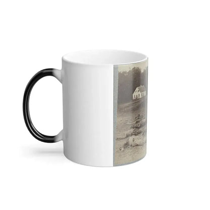 Bodies of Confederate Artillerymen Near Dunker Church (U.S. Civil War) Color Changing Coffee Mug 11oz - Go Mug Yourself