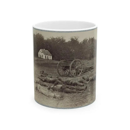 Bodies Of Confederate Artillerymen Near Dunker Church (U.S. Civil War) White Coffee Mug 11oz - Go Mug Yourself