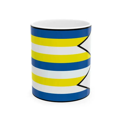 Bodovce Sabinov Flag (Slovakia) White Coffee Mug 11oz - Go Mug Yourself