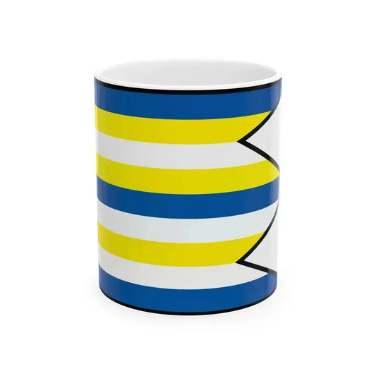 Bodovce Sabinov Flag (Slovakia) White Coffee Mug 11oz - Go Mug Yourself