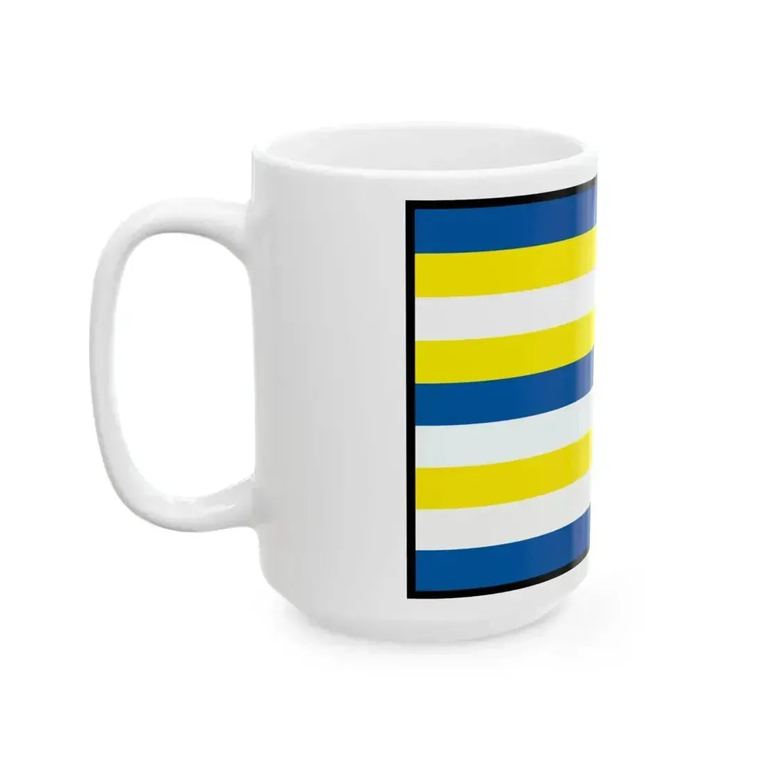 Bodovce Sabinov Flag (Slovakia) White Coffee Mug - Go Mug Yourself