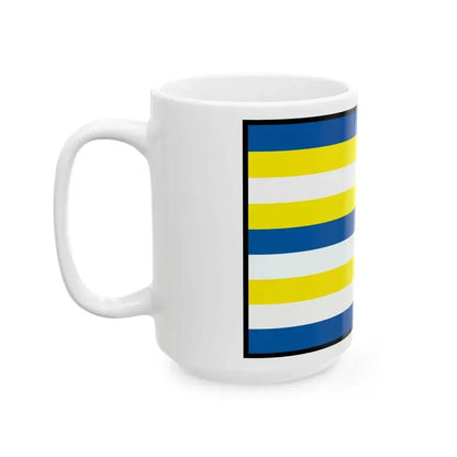 Bodovce Sabinov Flag (Slovakia) White Coffee Mug - Go Mug Yourself
