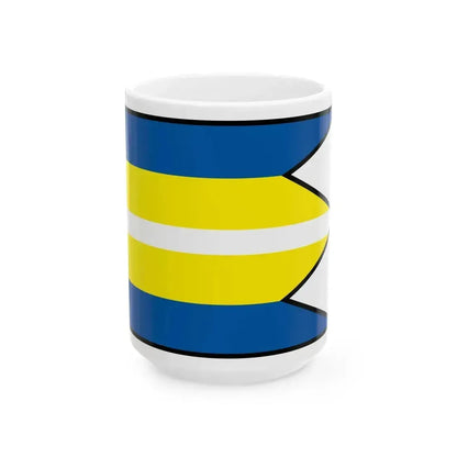 Bodruzal Svidnik Flag (Slovakia) White Coffee Mug 15oz - Go Mug Yourself
