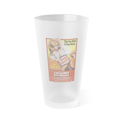 BODY CANDY 1980 Movie Poster - Frosted Pint Glass 16oz-16oz-Frosted-Go Mug Yourself