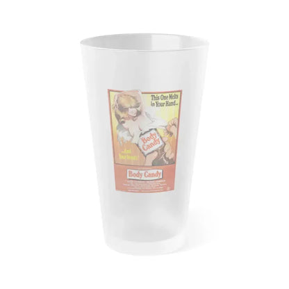 BODY CANDY 1980 Movie Poster - Frosted Pint Glass 16oz 16oz Frosted - Go Mug Yourself