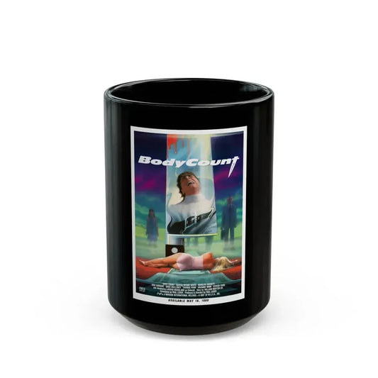 BODY COUNT 1986 Movie Poster - Black Coffee Mug 15oz - Go Mug Yourself