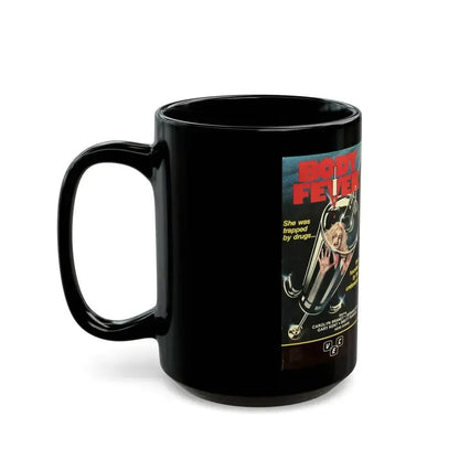 BODY FEVER (VHS COVER) - Black Coffee Mug - Go Mug Yourself