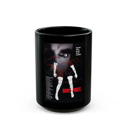 BODY PARTS 1991 Movie Poster - Black Coffee Mug 15oz - Go Mug Yourself