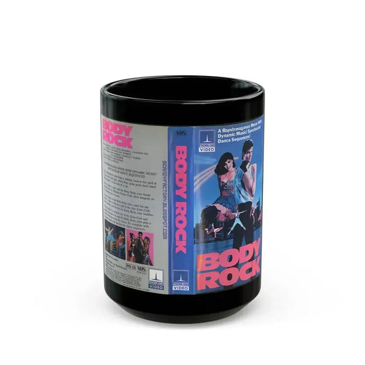 BODY ROCK (VHS COVER) - Black Coffee Mug 15oz - Go Mug Yourself