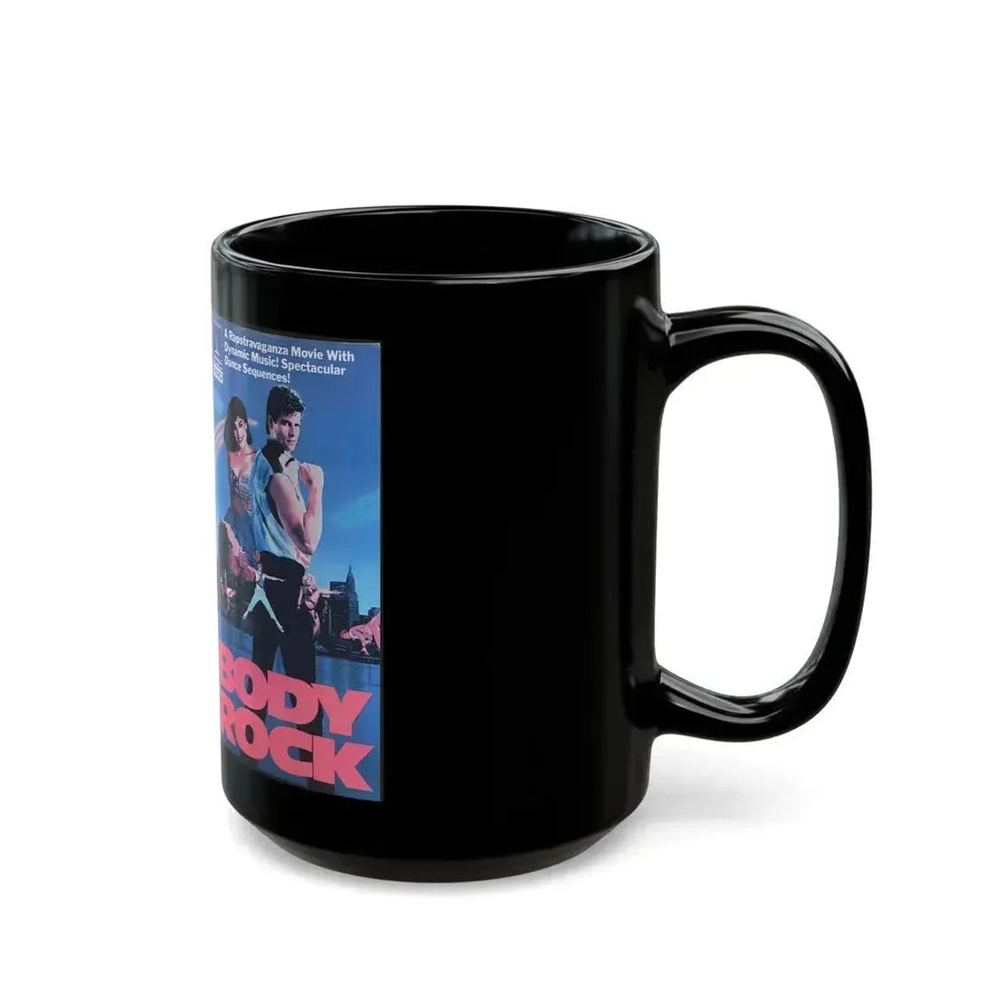 BODY ROCK (VHS COVER) - Black Coffee Mug - Go Mug Yourself