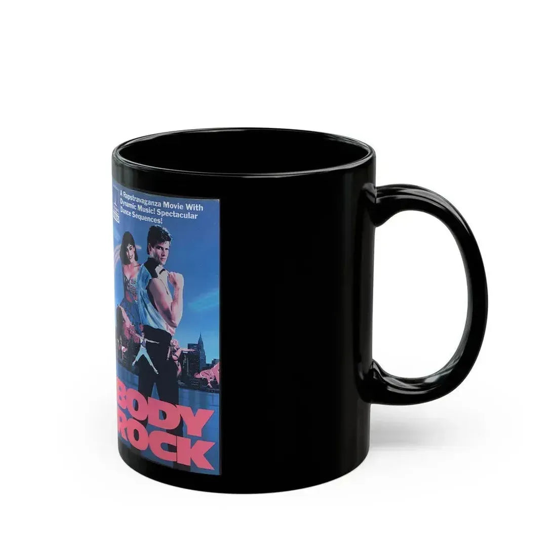 BODY ROCK (VHS COVER) - Black Coffee Mug - Go Mug Yourself