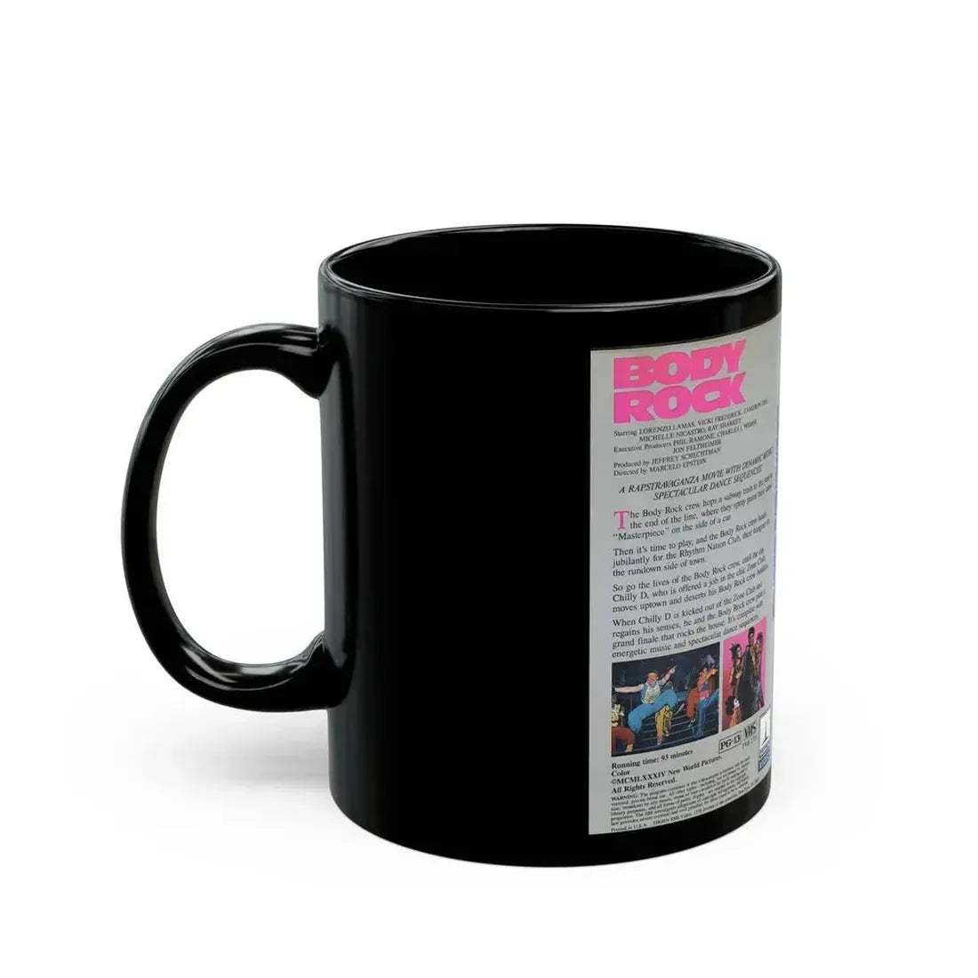 BODY ROCK (VHS COVER) - Black Coffee Mug - Go Mug Yourself