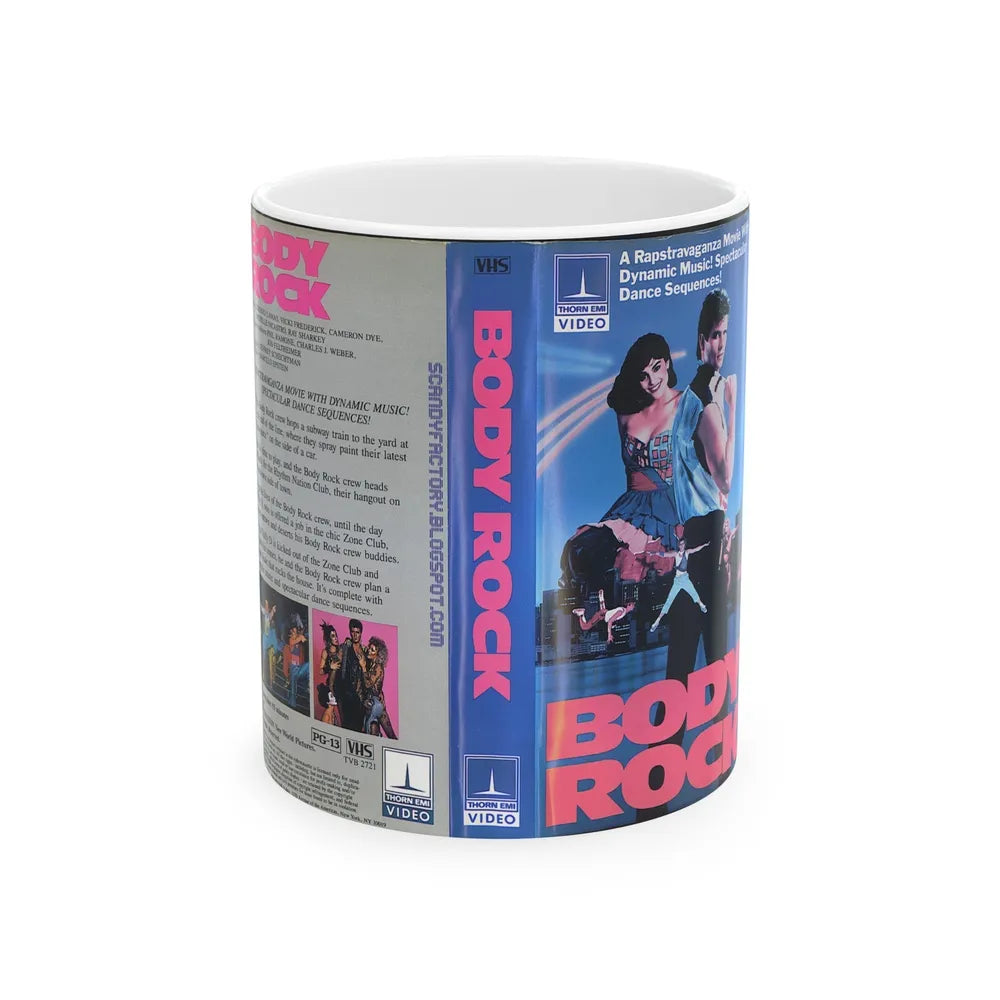 BODY ROCK (VHS COVER) - White Coffee Mug-11oz-Go Mug Yourself