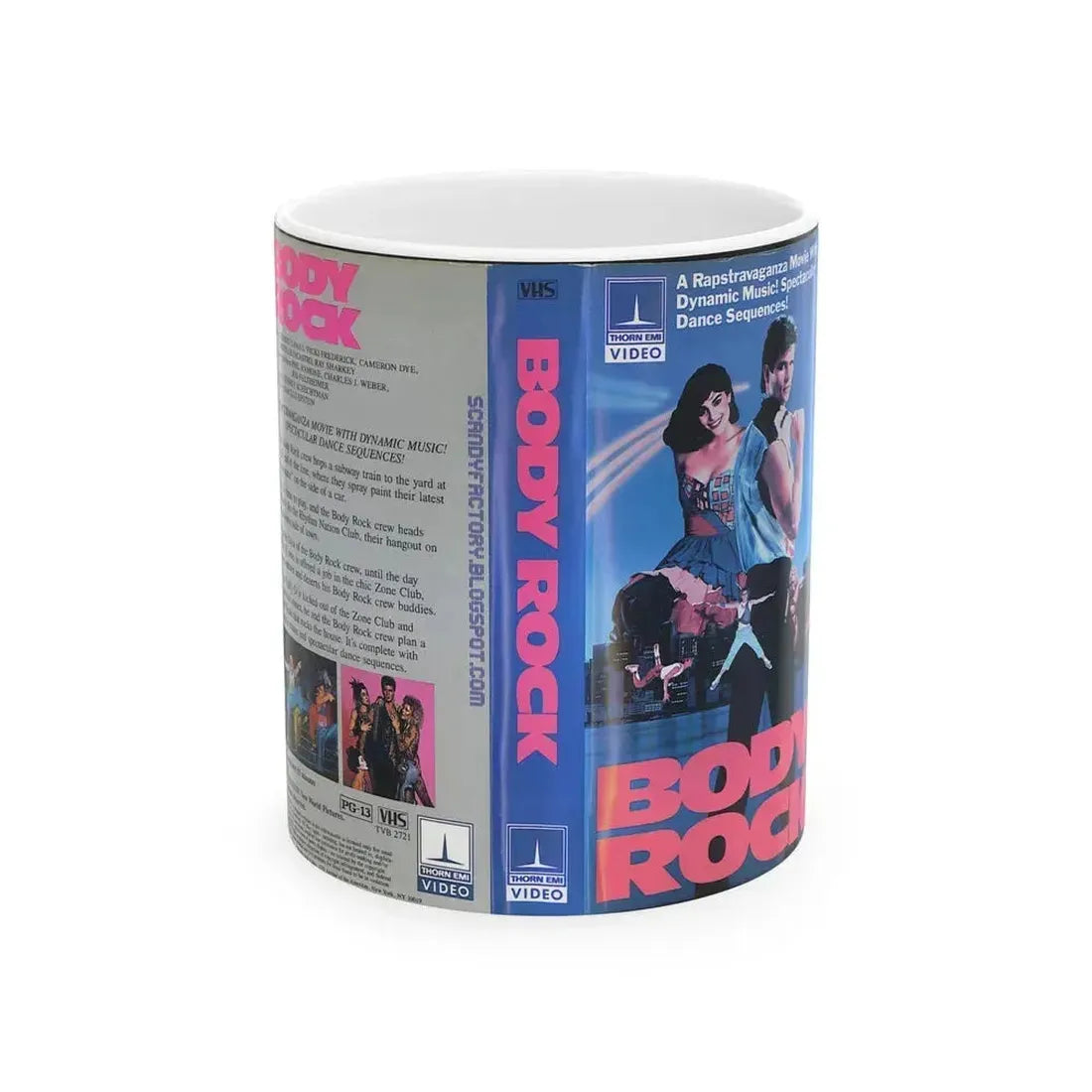 BODY ROCK (VHS COVER) - White Coffee Mug 11oz - Go Mug Yourself