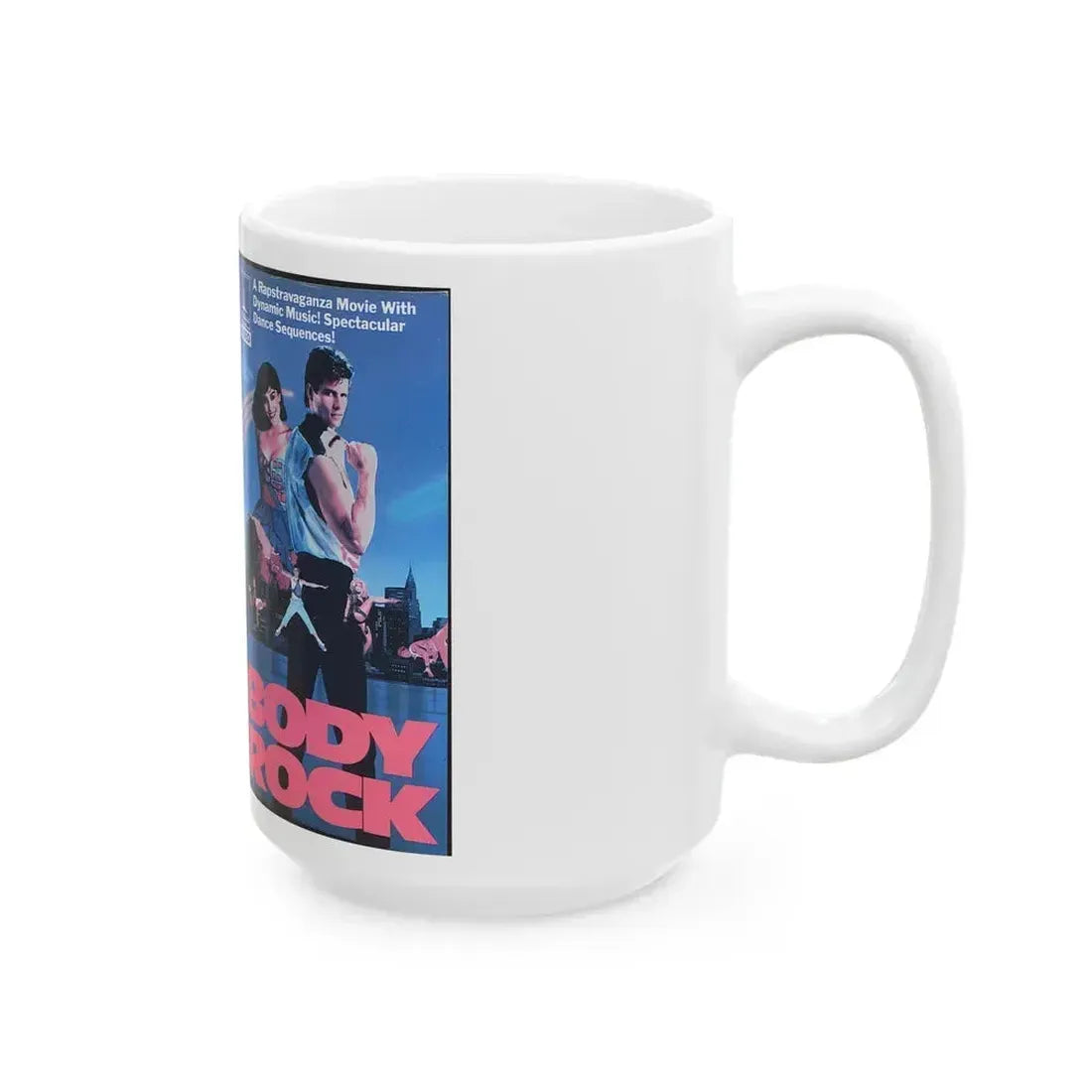 BODY ROCK (VHS COVER) - White Coffee Mug - Go Mug Yourself