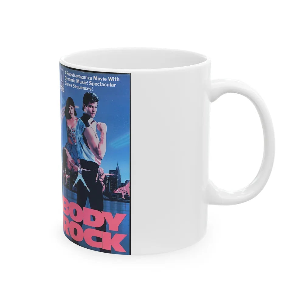 BODY ROCK (VHS COVER) - White Coffee Mug-Go Mug Yourself