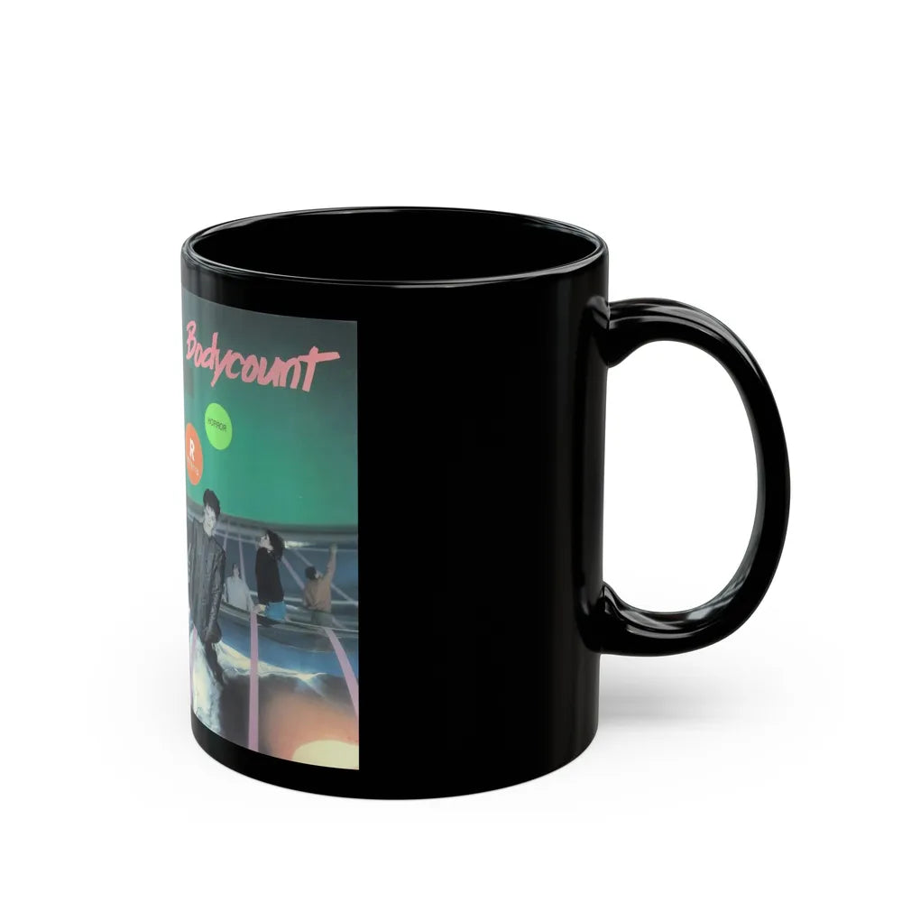 BODYCOUNT HORROR (VHS COVER) - Black Coffee Mug-Go Mug Yourself